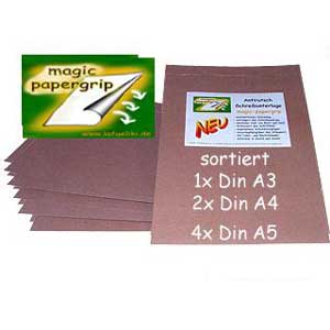 magic papergrip Antirutsch Schreibunterlage sortiert