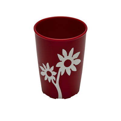 Becher mit Antirutsch-Blume 220 ml