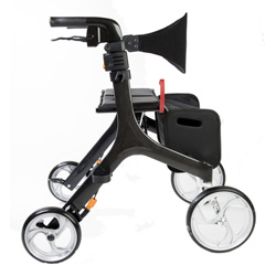 3. Rollator Carbon - Seitenansicht
