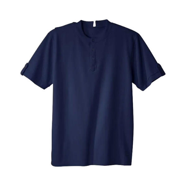 2. Oliver adaptives Herren Pflege Henley Shirt Basic Top