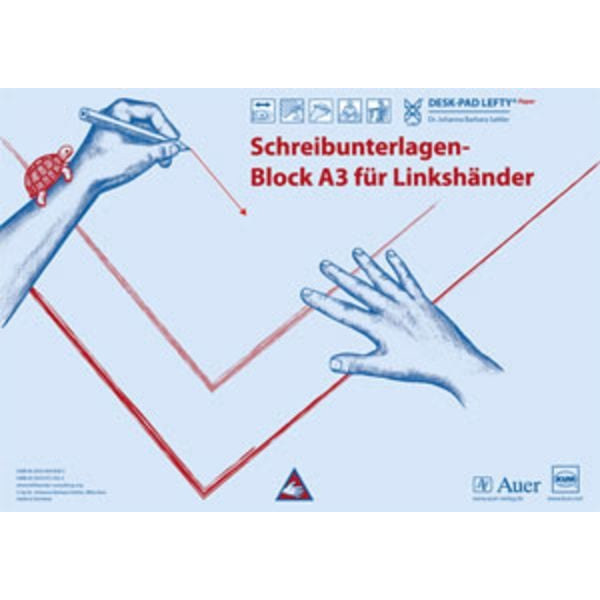 Schreibunterlagen-Block Desk-Pad Lefty für Linkshänder