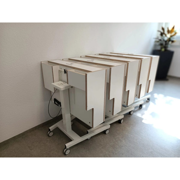 3. WIIPP-WAPP-M – Faltbarer Steh-Sitz-Bildschirm-Arbeitsplatz