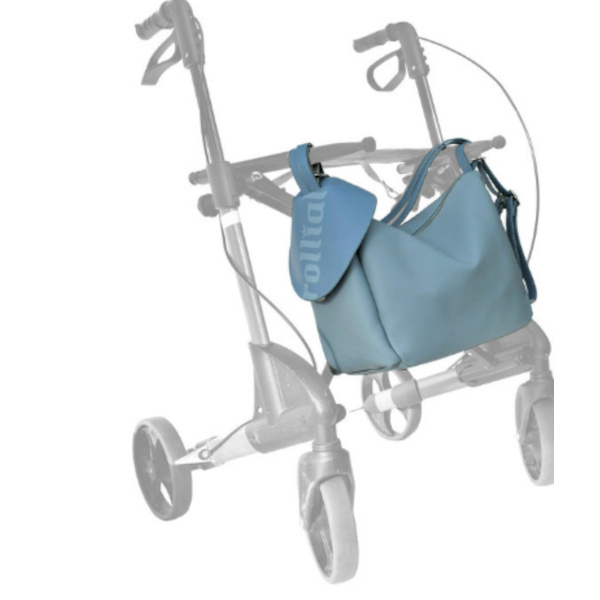 3. Modell Elisa, an Rollator befestigt
