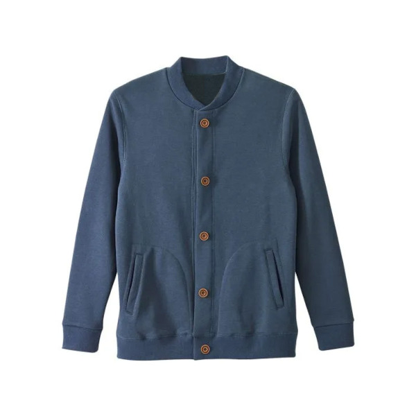 Holger adaptive Herren Bomberjacke mit magnetischer Knopfleiste