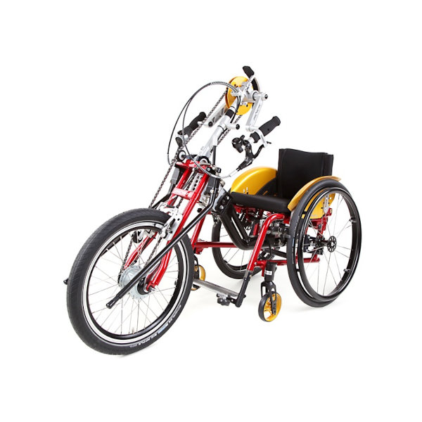 2. SPIKE Adaptivbike am Rollstuhl