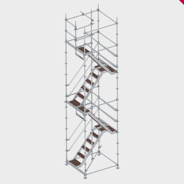2. Layher Allround Rohbautreppe