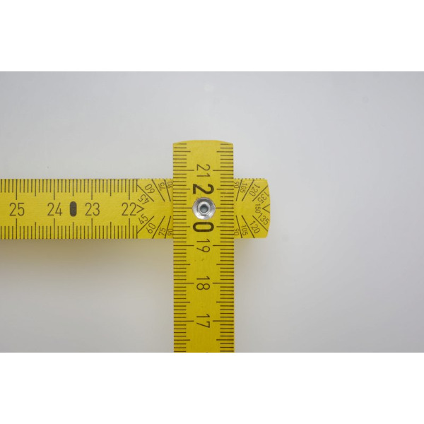 2. Zollstock für Linkshänder, 2 m lang
