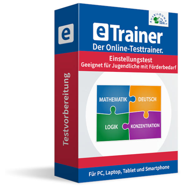 Testtraining für Jugendliche mit Förderbedarf - niedrigschwellig - Online-Testtrainer