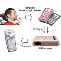 Handybedienung per Umfeldkontollgerät<br />IRBT-Adapter 1.1