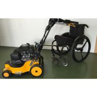 Rollstuhl-Adapter für Rasenmäher