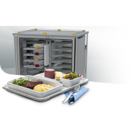 Tablettwagen mit Induktionsheizung