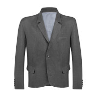 REGULAR-FIT JACKET AUS SCHURWOLL-MIX