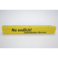 Zollstock für Linkshänder, 2 m lang